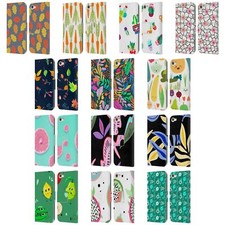 OFFICIAL HAROULITA PLANTS LEATHER BOOK CASE FOR APPLE iPOD TOUCH MP3