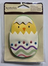Recollections Adesive Cracked Easter Egg Dimensional Sticker Embellishment