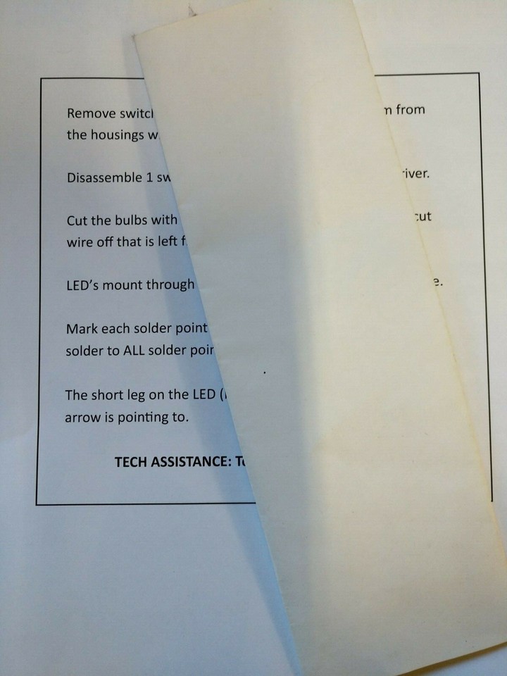 GM Steering Wheel Controls Switches Bulb to Blue LED Upgrade Kit Easy