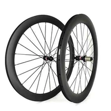 700C Road Bike Carbon Wheel Set Disc Brake 50*60mm Clincher/Tubeless/Tubular