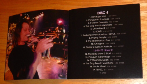 FRANK ZAPPA & THE MOTHERS - THE ROXY PERFORMANCES - 7 CD BOX SET - Imagen 14 de 23