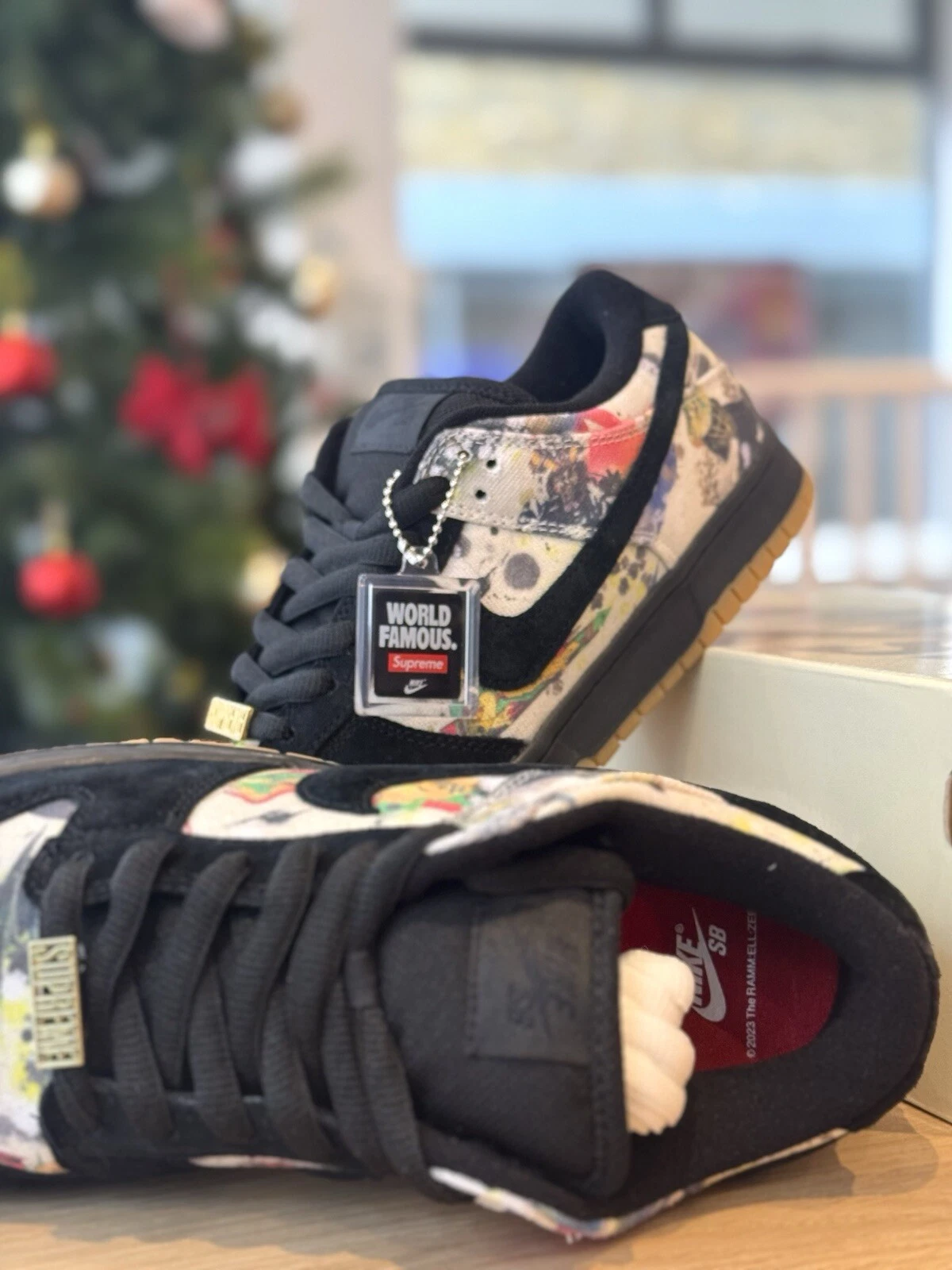 Nike SB Dunk Low x Supreme Rammellzee UK 8