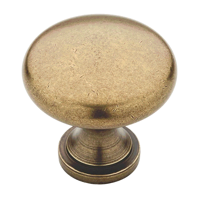 Liberty P50154CABTC 13/16" Antique Brass Round Solid Door