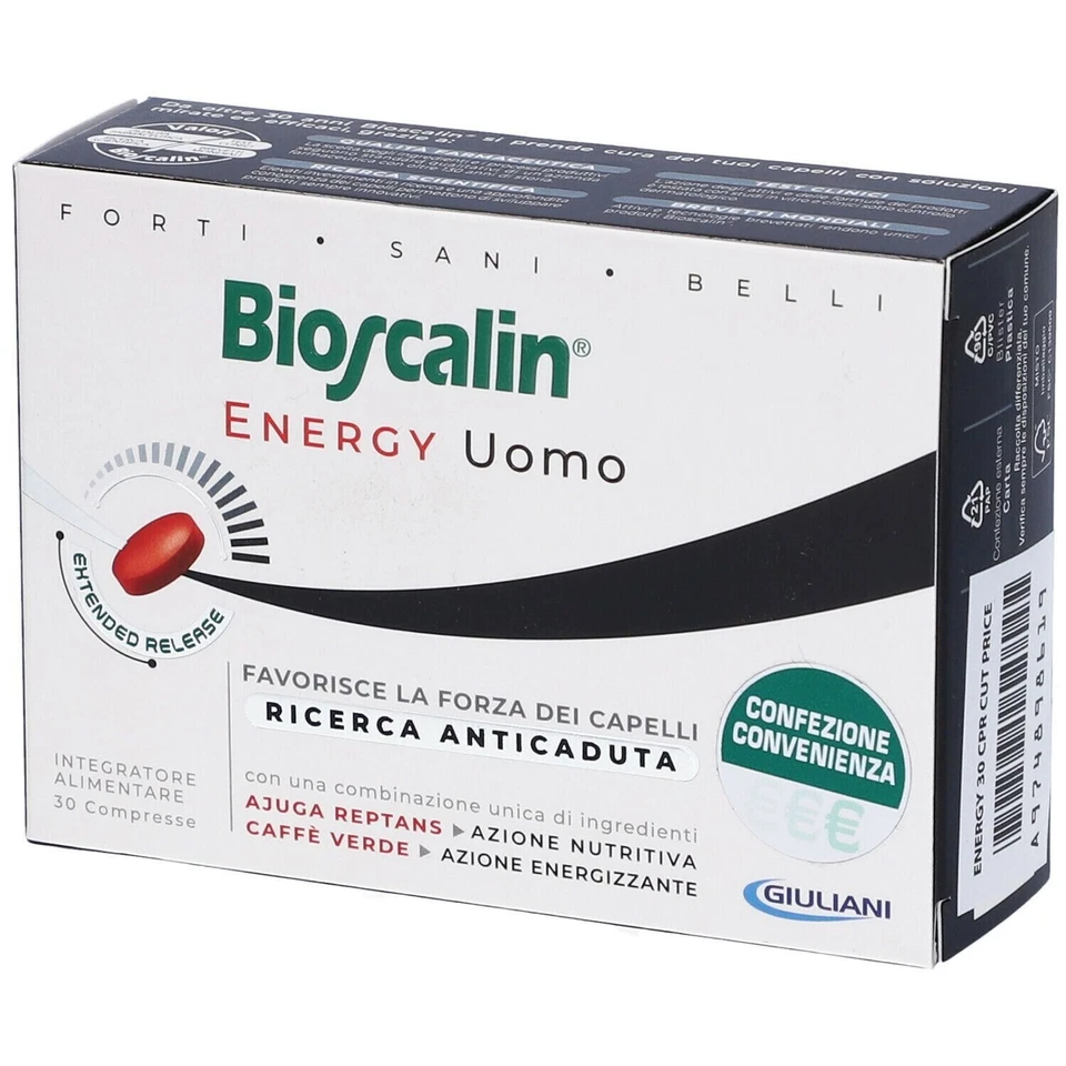 Bioscalin Energy Uomo PROMO 30 Compresse