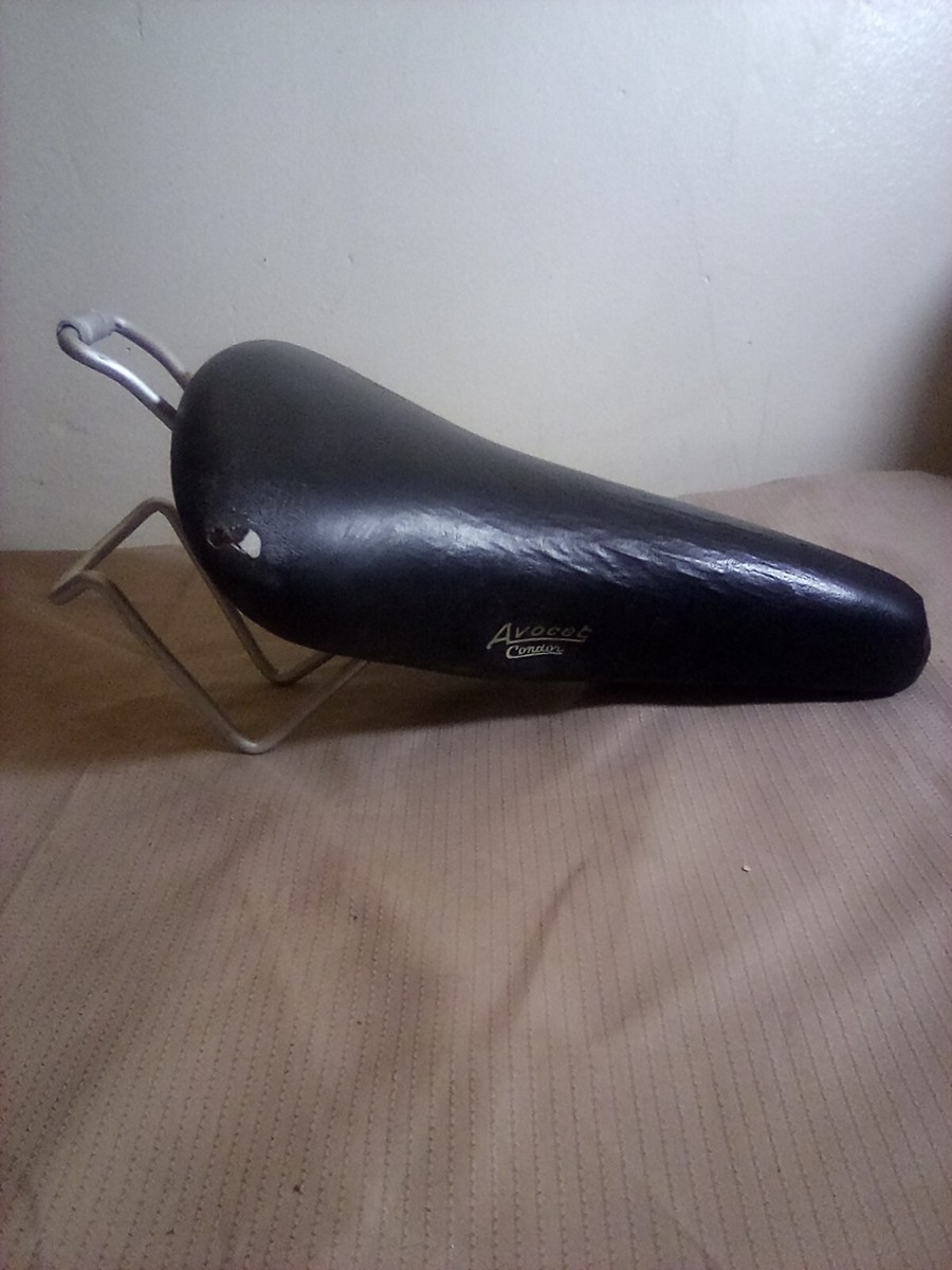 Selle Vélo Avocet Condor Avec Tige De Selle Et Porte-gourde (occasion)