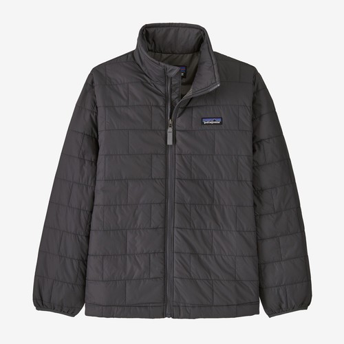 Patagonia Kids' Nano Puff® Brick Quilt Jacket In Grey Size M (10) New - Picture 1 of 6