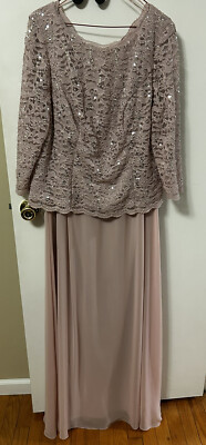 Alex Evenings Dress 14w Shell Pink Style 412318 Mock 2 Piece Mother of Bride | eBay Alex Evenings Dress 14w Shell Pink Style 412318 Mock 2 Piece Mother of Bride | eBay