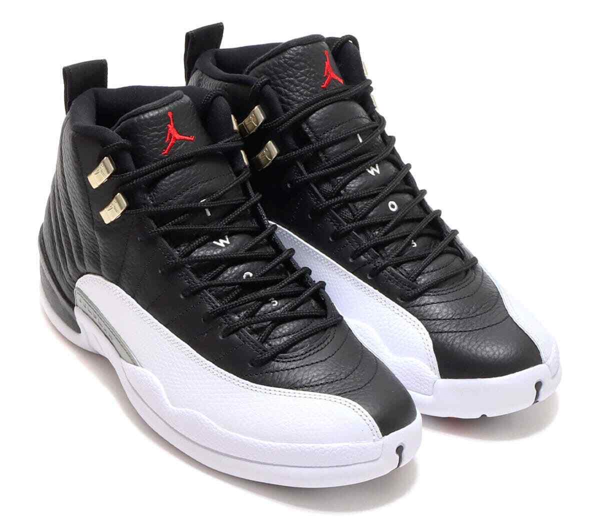 omvatten ophouden voorjaar 2022 Nike Air Jordan 12 Retro XII PLAYOFFS Black/White CT8013-006 | eBay