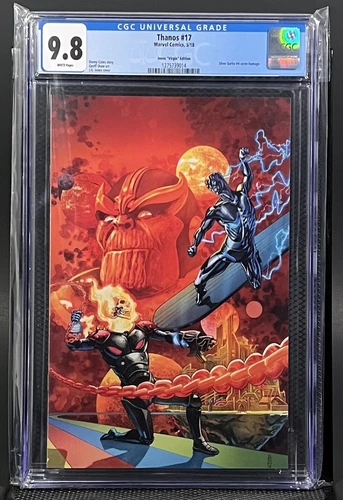 Thanos #17 J.G. Jones Virgin CGC 9.8 Silver Surfer #4 Homage Variant LTD to 600