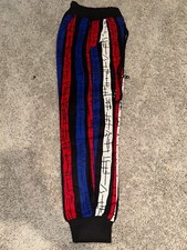 Vintage Hand-sewn Joggers African Print Joggers Stylish Comfortable Size 8 Kids