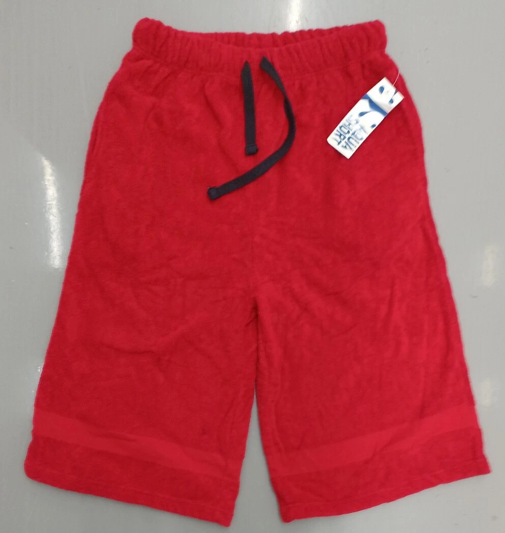 Aqua Shorts - Terry Cloth S,M,L,XL Black, Blue, White, or Red - U Pick