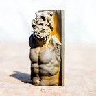 Rusty Iron Laocoon Statue Handicrafts, Metal Art Desk Bookcase Decoration