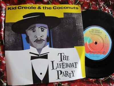Kid Creole & The Coconuts The Lifeboat Party Island IS 142 Vinyl 7inch Single
