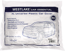 Car Essential Universal Disposable Clear Plastic Car Cover Suitable for SUV Seda