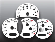 White Face Gauges for 2000-2004 Porsche Boxster 986
