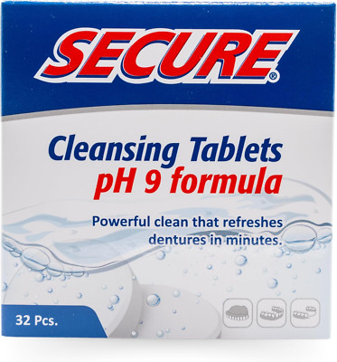 Daily Cleansing Tablets - Ph 9 Formula Thoroughly Cleans Dentures - FSA & HSA Ap
