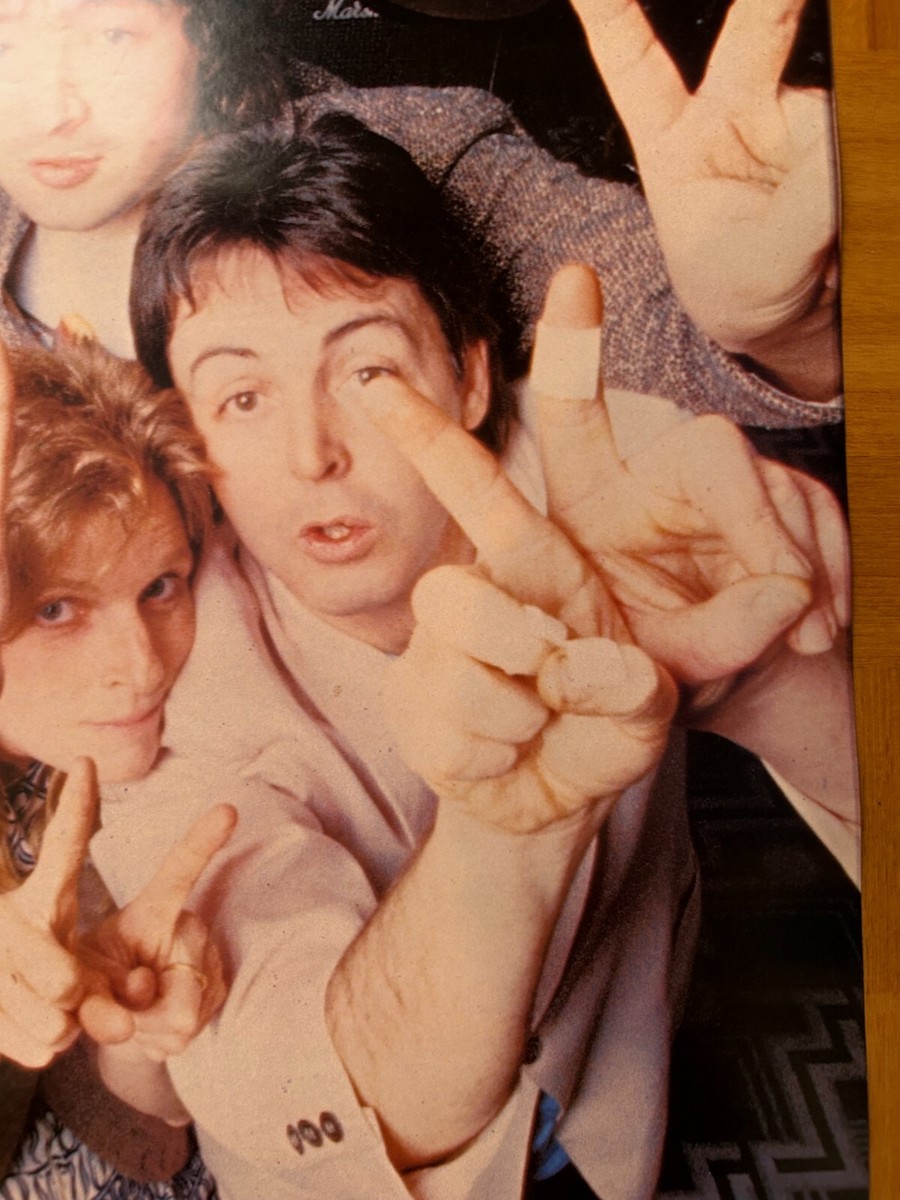 Paul McCartney Wings / Vintage 1970s Japan Original Promo Poster