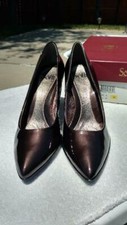 SOFFT "Avant" Anthracite Patent Leather Pumps