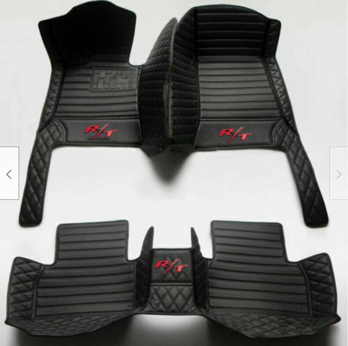 Fit For Dodge Charger Challenger RT 2006-2024 Car Floor Mats Leather Waterproof - Picture 9 of 35