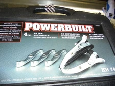 POWERBUILT COMBO 2/3 JAW REVERSIBLE GEAR PULLER 4", 6"   MODEL #648613