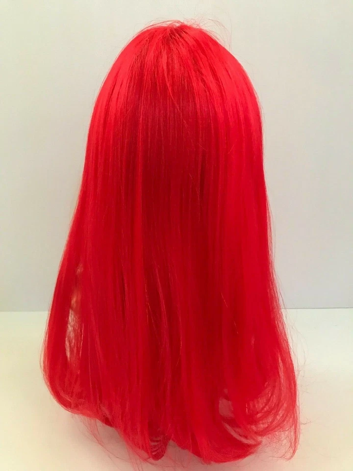 Peluca cosplay larga recta colorida con flequillo.  Nuevo. Foto 3 de 4
