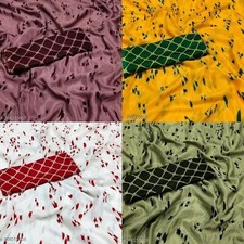 Women's Chiffon saree With Running Blouse Piece