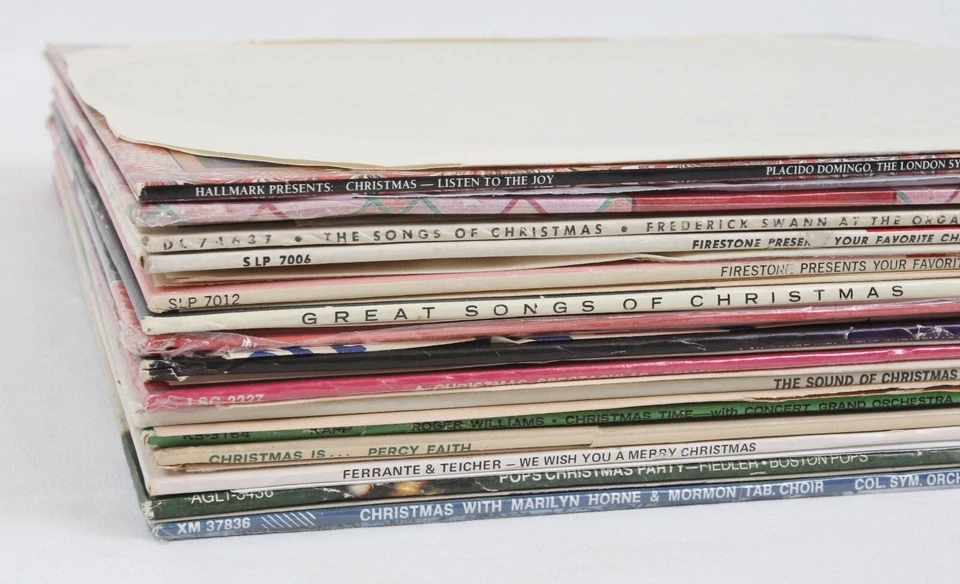 Christmas Classical & Orchestra LP Lot (16) Boston Pops Philadelphia Orchestra - Image 2 of 4