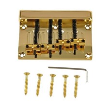 Bass Guitar Bridge Bass Bridge Assembly Replacement Vintage 4 String Bass Bridge