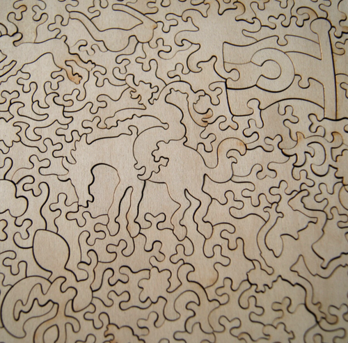 Rompecabezas de madera clásico Liberty DENVER CITY SCAPE Art Gorman 469 piezas completo - Imagen 6 de 18