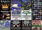 YOUR Choice of 3 DVD's! Fireplace, Waves, Aquarium, River, Party, Snow, 3 DISCS