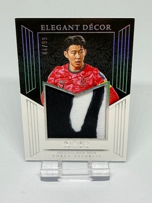 Heung-Min Son (Patch) /99 Elegant Decor South Korea Super Rare 25-26 Panini Noir