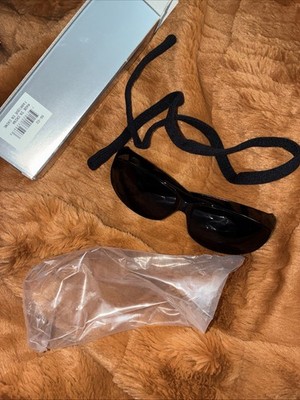 YEEZY SG-02 SHADES YZY SUNGLASSES 2025 WITH BOX BLACK WRAP AROUND STRAP