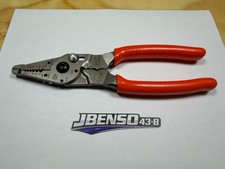 Snap-on Tools Usa New Orange Soft Grip 9 Wire Stripper Cutter Crimper Pwcs9acfo Snap-on Tools Usa New Orange Soft Grip 9 Wire Stripper Cutter Crimper Pwcs9acfo