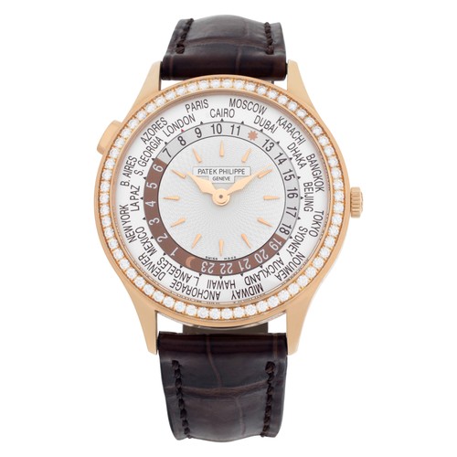 Patek Philippe World Time 7130R 18k rose gold Silver dial 36mm Automatic watch