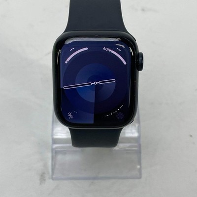 GPS Only Apple Watch Series 8 41MM Midnight Aluminum Black Sport Band MNU73LL/A
