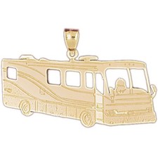 Caravan Charm Pendant 14k Gold 3.6 Grams 
