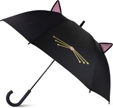Large Lightweight Travel Umbrella, Black Cat FREE SHIPPING