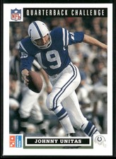 Johnny Unitas 1991 Upper Deck Domino's The Quarterbacks #46 Baltimore Colts