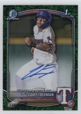 2025 Bowman Chrome Prospect Green Grass Refractor 7/99 Cody Freeman Auto 1ej4