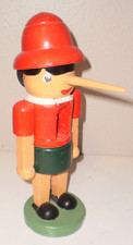 Pinocchio Hand Crafted 10.5 Wood Nutcracker w...