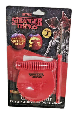 Stranger Things Halloween Pumpkin Carving Kit Netflix Pumpkin Masters 2023 NEW