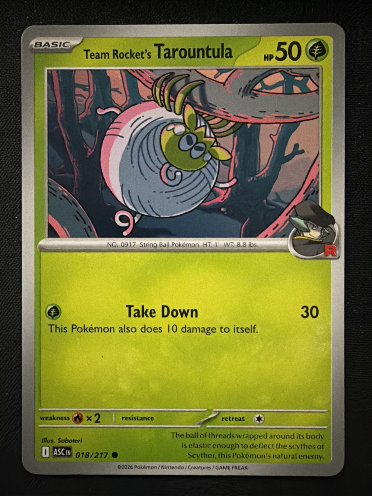 Team Rocket's Tarountula - 2026 Pokemon Ascended Heroes 18/217