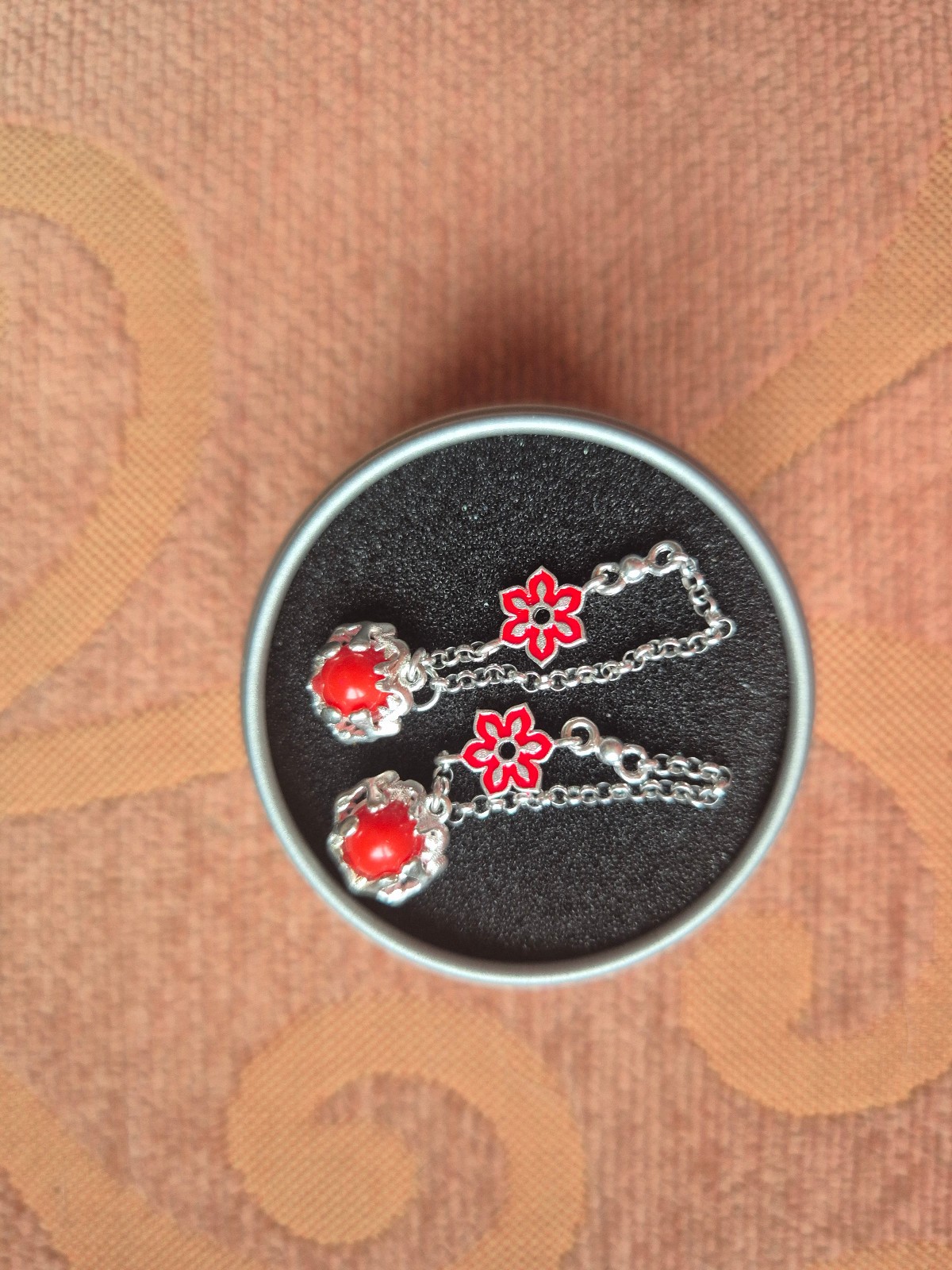 Bijoux Kuurth bague réglable anti-stress en acier inoxydable argenté