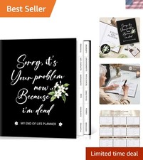 'When I Die' Planner &ndash; Stylish Organizer for Final Wishes and Estate Planning