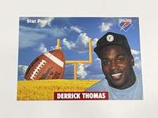 1991 Star Pics Football #10 - Derrick Thomas - Alabama Crimson Tide