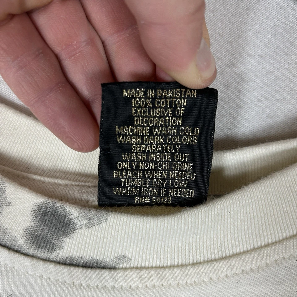 Vintage Y2k Makaveli Graphic Print T-Shirt Men's Medium Short Sleeve Casual Tee - Image 4 of 4