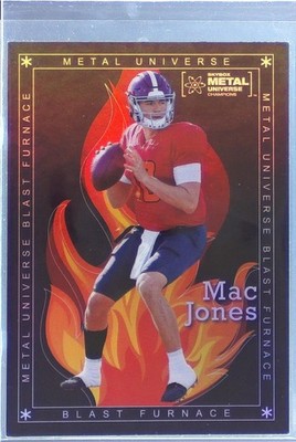 2021 SkyBox Metal Universe Champions Mac Jones #BF-13 Blast Furnace
