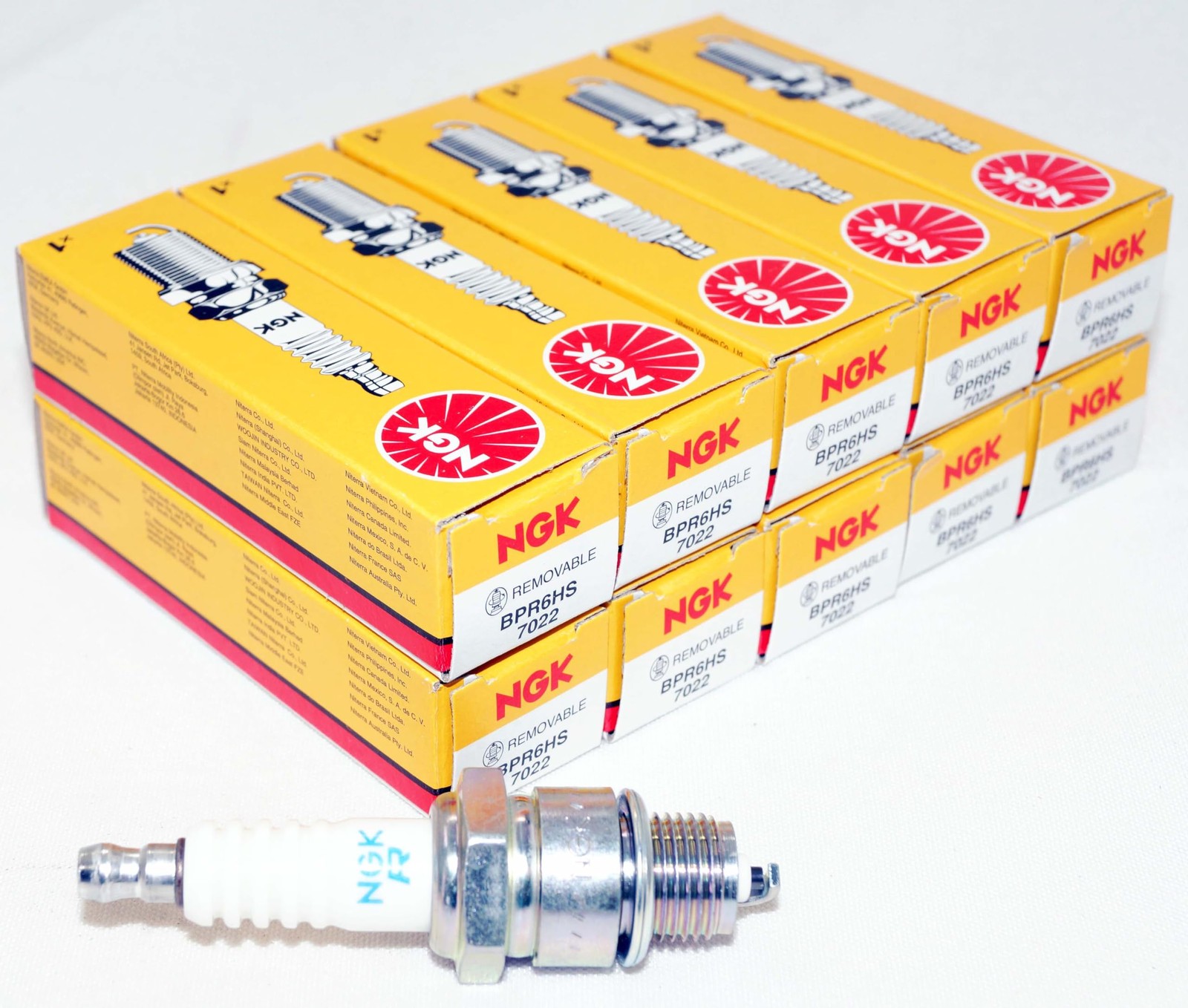 NGK Spark Plug BPR6HS 10 Pack