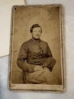 Civil War CDV Portrait Conrad B Waltz Mountville Cross & Frank Fort Whipple VA