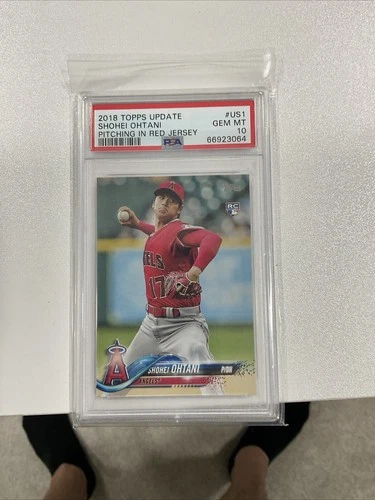 2018 Topps Update - SHOHEI OHTANI #US1 - Pitching Rookie Card - PSA 10